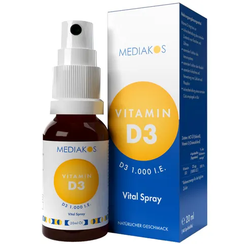 Vitamin D3 1000 I.e. Mediakos Vital Spray – Bild 1
