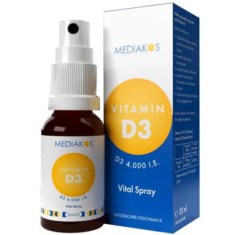 Vitamin D3 4000 I.e. Mediakos Vital Spray – Bild 1