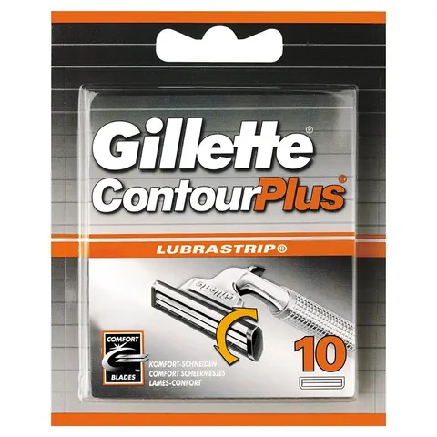 Gillette Contour Plus - 10 stuks - Wegwerpscheermesjes – afbeelding 1