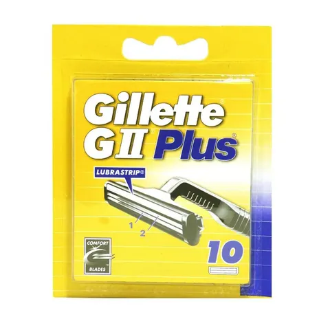 Gillette GII Plus Wegwerpscheermesjes Mannen - 10 stuks – afbeelding 1