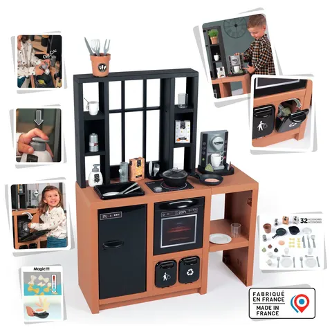 Smoby Kinderküche Loft – mehrfarbig – Bild 1