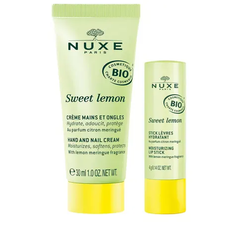 Nuxe Set 24 Sweet Lemon Lippenstift + Handcreme – Bild 1