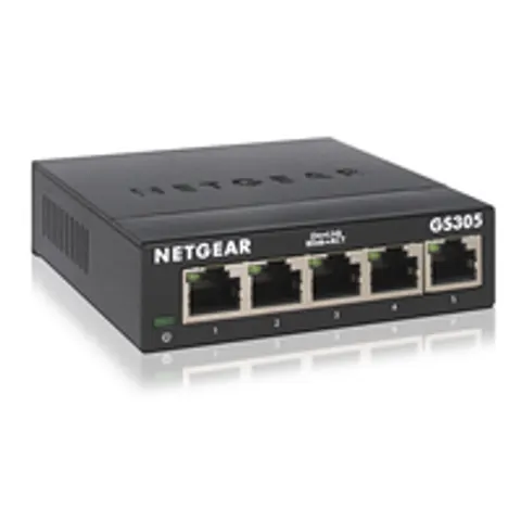 NETGEAR GS305 - Switch, 5 puertos, Gigabit Ethernet – imagen 1