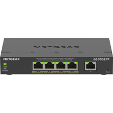 NETGEAR GS305EPP - Switch, 5-Port, Gigabit Ethernet, PoE+ – image 1