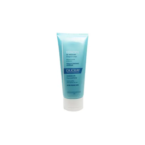 Ducray Keracnyl Gel Limpiador 200 ml – imagen 1