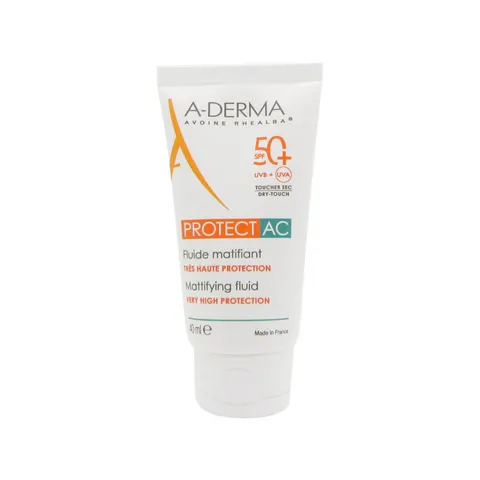 A-DERMA Flüssiger mattierender AC-Schutz SPF50 + 40 ml – Bild 1