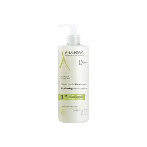 A-DERMA Feuchtigkeitsspendende Duschcreme 500 ml – Bild 1