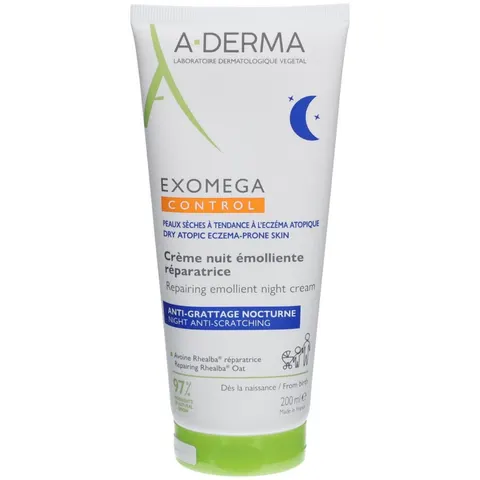 a-derma Exomega control crema notte 200 ml – immagine 1
