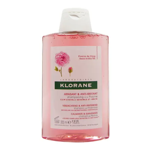 Klorane champu peonia 200ml. – imagen 1
