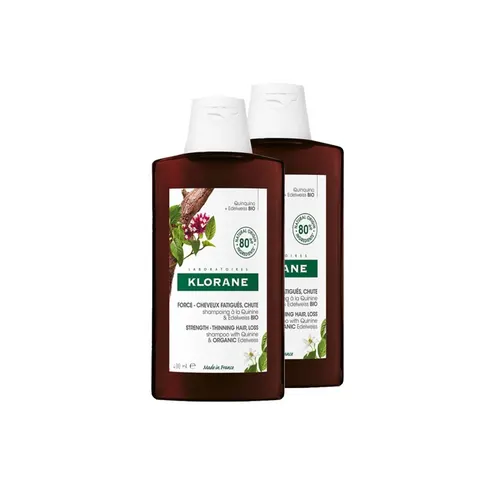 Klorane Champú Anticaída a la Quinina 2x400 ml – imagen 1