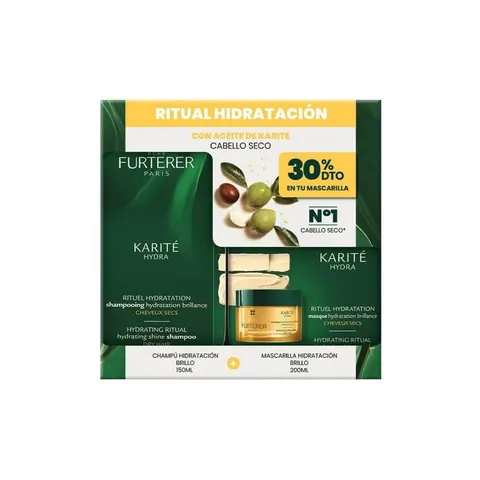 RENE FURTERER SHEA HYDRA MOISTURIZING SHAMPOO + MASK 2 pcs SET – image 1