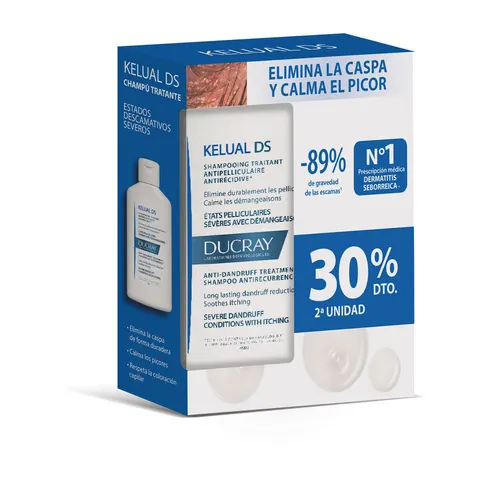 Ducray Kelual DS Champú Anticaspa 2x100 ml – imagen 1
