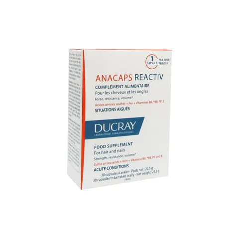 Ducray Anacaps Reaktive Kapseln 30 Kapseln – Bild 1