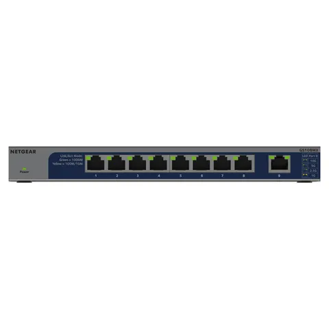 NETGEAR GS108MX-100EUS network switch Unmanaged L2 Gigabit Ethernet (1 – image 1