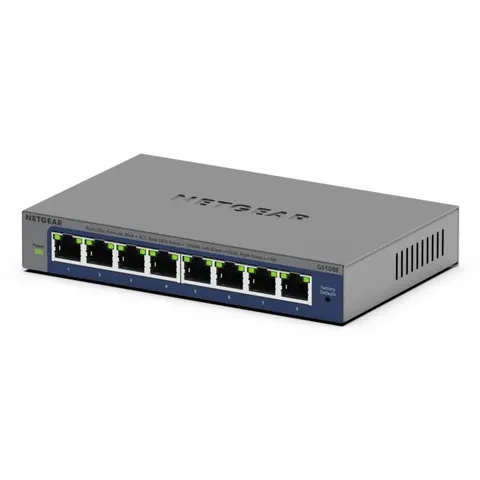 NETGEAR GS108E-4 - Switch, 8 puertos, Gigabit Ethernet – imagen 1