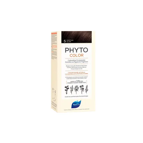 Phyto Phytocolor Permanent Coloration 5 Castaño Claro – image 1