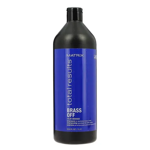 MATRIX Brass Off Blue Shampoo For Brunettes 1000 ML – immagine 1
