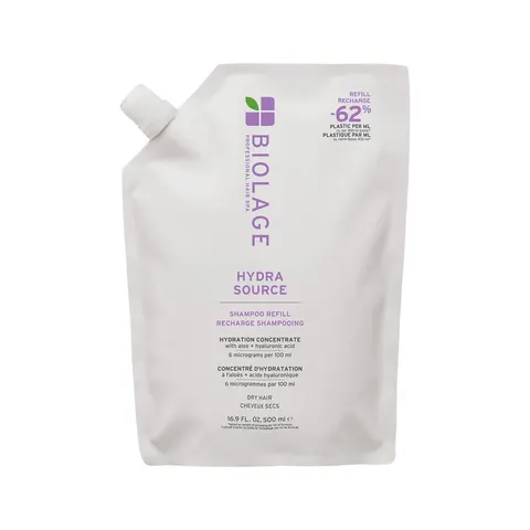 Biolage Essentials HydraSource Refill Shampoo voor Droog Haar Refill 500 ml – afbeelding 1
