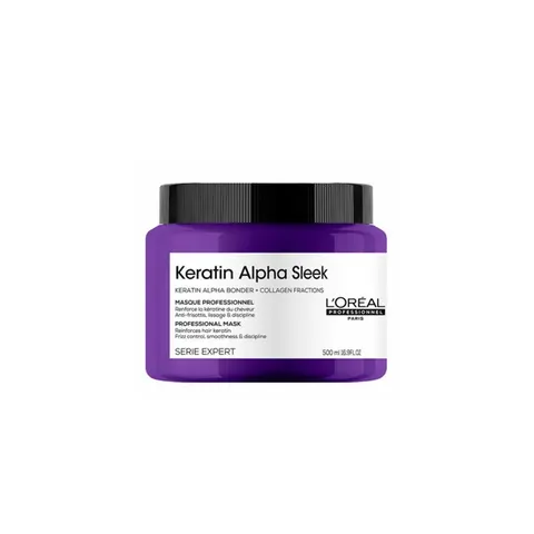 L'Oréal Professionnel Keratin Alpha Sleek Maschera 500ml – immagine 1