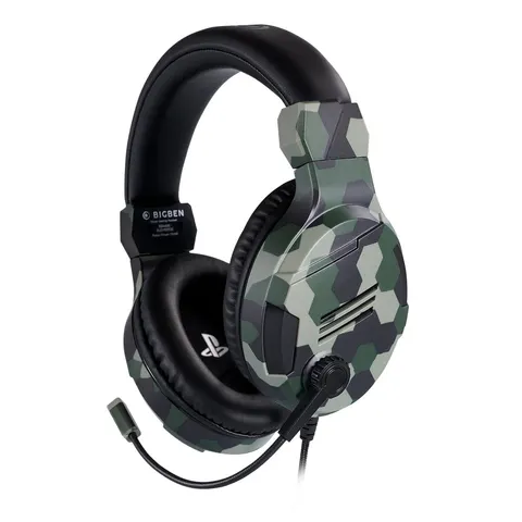 BIG BEN CUFFIE Gaming per PS4 e PS5, Camouflage Verde – immagine 1