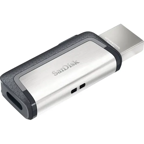 SanDisk Ultra Dual Drive Type-C 64GB – Silber – Bild 1