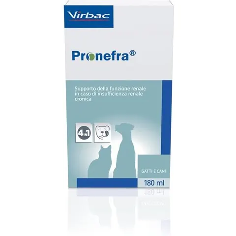 Virbac Pronefra Integratore Renale Per Cani E Gatti 180 ml – immagine 1