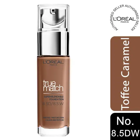 L'OREAL - True Match Foundation, 30 ml, .D/.W Toffee – Bild 1