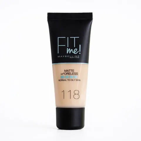 Maybelline Fit Me MATTE+PORELESS foundation #118-nude – immagine 1