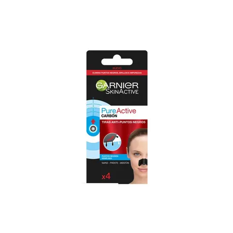 Garnier PureActive Anti-Blackheads Strip x4 – image 1