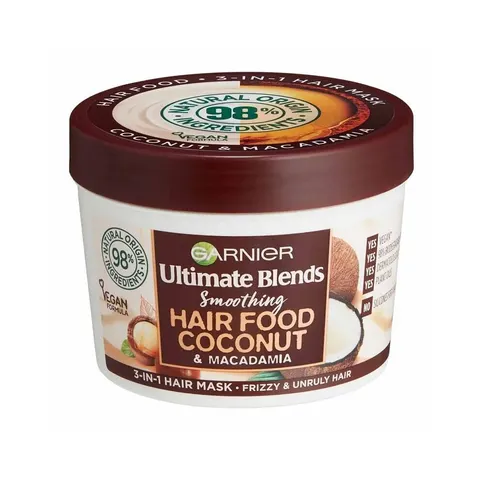 Garnier Ultimate Blends haarmasker 400ml coconut 3-in-1 – afbeelding 1