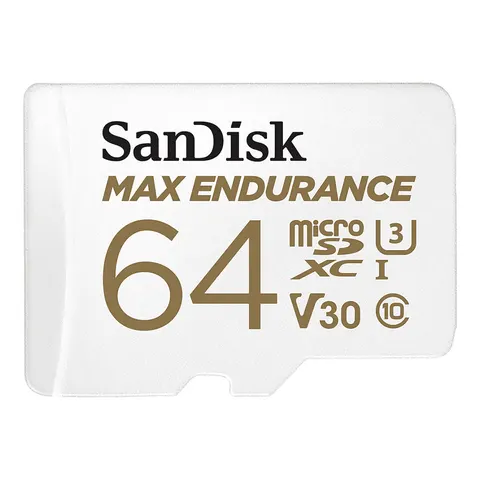 SanDisk Max Endurance 100MBs MicroSD Memory Card - 64GB – image 1