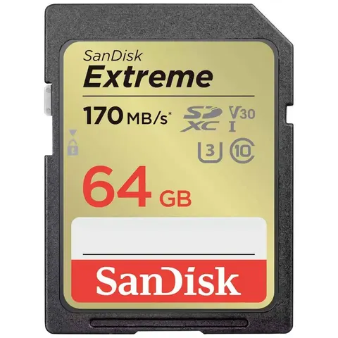 SanDisk Extreme 64 GB SDXC UHS-I Class 10 – image 1