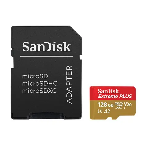 SanDisk Extreme PLUS 128 GB MicroSDXC Class 10 – image 1