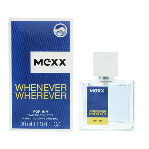 MEXX Whenever Wherever Man Eau de Toilette Spray 30 ML – afbeelding 1