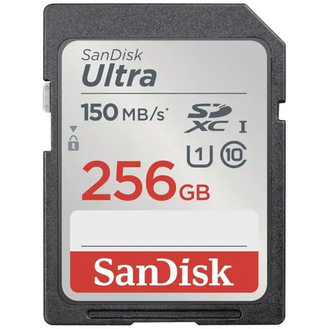 SD Card 256GB SanDisk SDXC UHS-I 150MB/sec – Bild 1