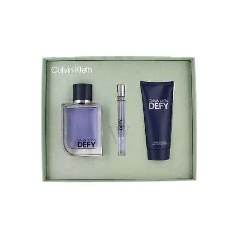 Calvin Klein Men's Defy 3pc Gift Set Fragrances – image 1