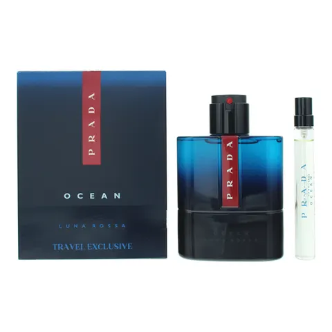 Prada Luna Rossa Ocean Eau de Parfum Gift Set 100 ml + 10 ml – afbeelding 1