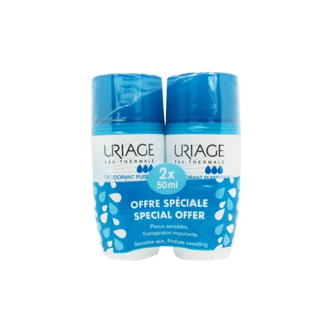 Uriage Desodorante Power 3 2x50 ml – imagen 1