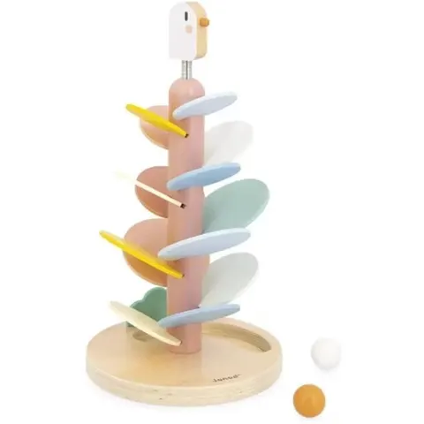 Janod - Sweet Cocoon - Vogel knikkerbaan – afbeelding 1