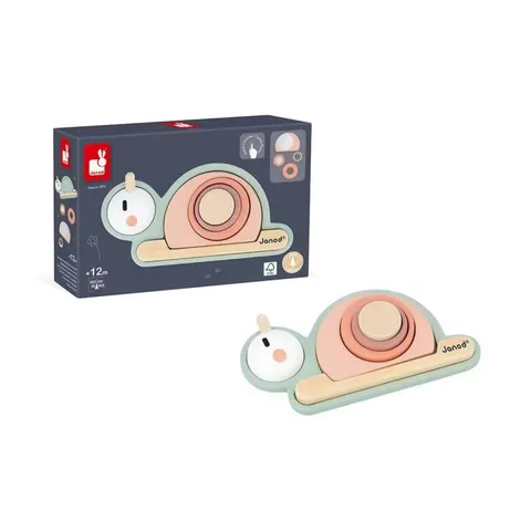 Empilable sensoriel Escargot Sweet Cocoon - Janod – image 1