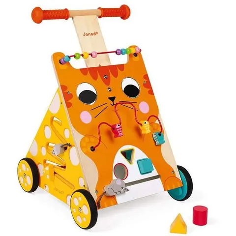 Janod Carrito multiactividades gato – imagen 1