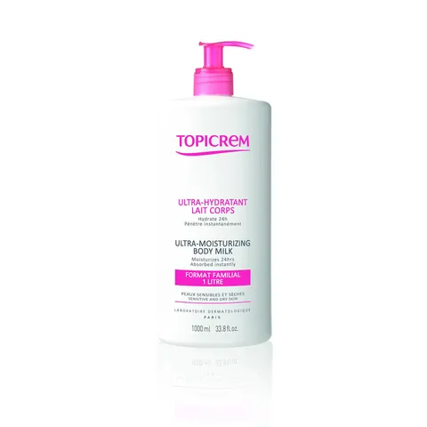 Topicrem Uh lait corporel ultra-hydratant 1000 ml – image 1