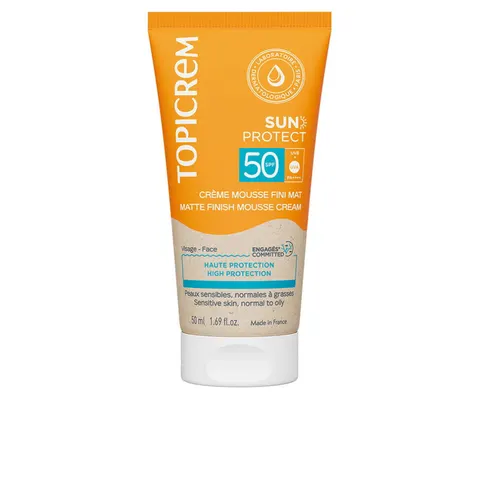 Topicrem Sun Protect Mousse-Cream Matte Finish SPF50 50 ml – image 1