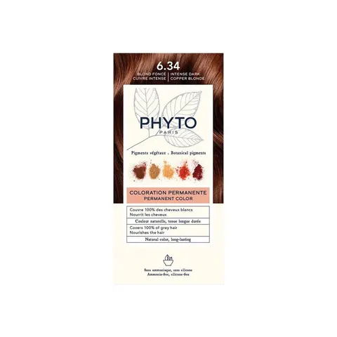 Phyto Phytocolor Tinte 6.34 Rubio Oscuro Cobrizo – imagen 1