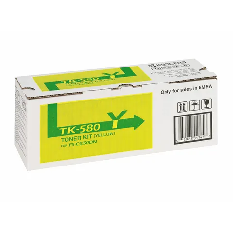 Toner Kyocera TK-580Y geel – afbeelding 1