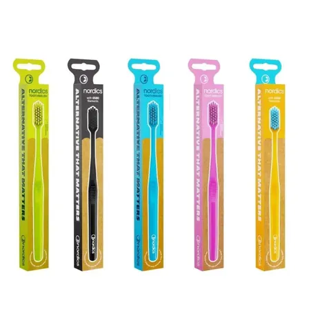 Nordics Soft 6.580 Toothbrush PInk – image 1
