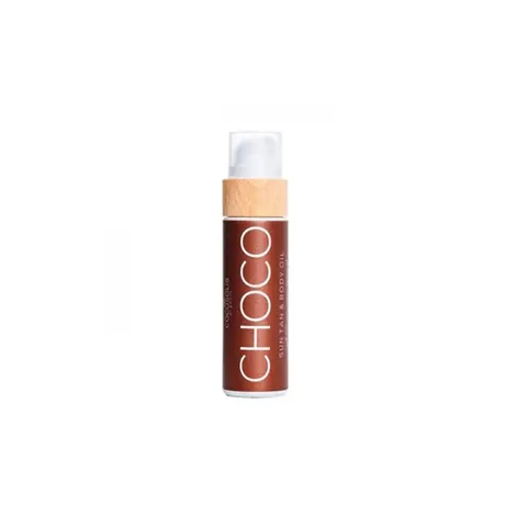 Cocosolis Aceite corporal y bronceador natural CHOCO 110mL – imagen 1