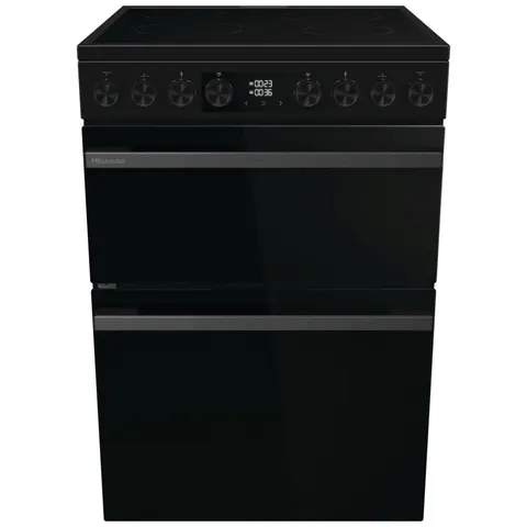Hisense HDCEC6C20B Double Oven Electric Cooker - Black – image 1