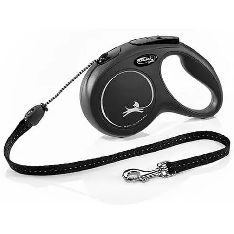 Flexi New Classic 5m Black Medium Cord Extendable Dog Lead – image 1