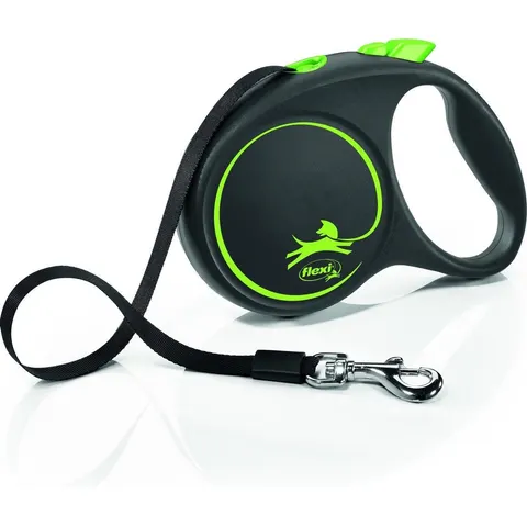 Flexi Sangle Black Design vert L, 5 m, 50 kg – image 1